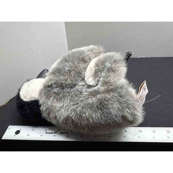 Folkmanis Penguin Plush Hand Puppet Black White Gray Small Hand 9" - Picture 4 of 10